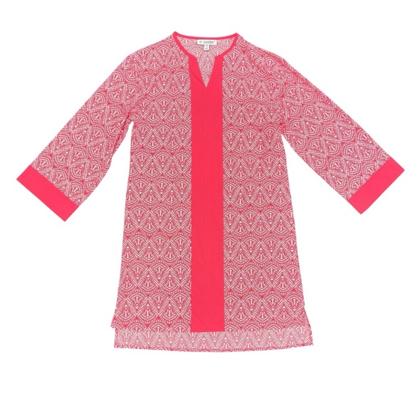 Coolibar UPF 50+ Women's Calvada Cover-Up Dress Sun Protective Pink Small S - Picture 4 of 11